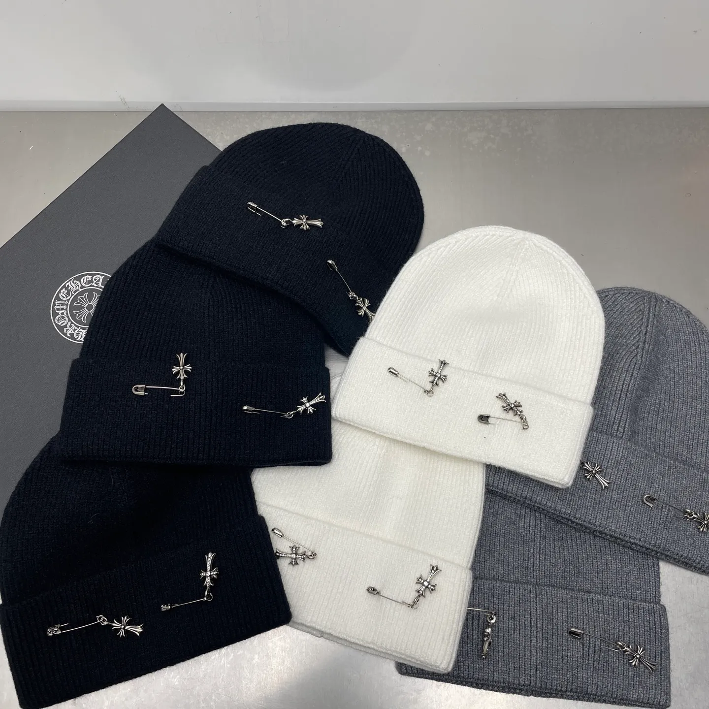 Early Autumn Crow Heart Beanie Hat